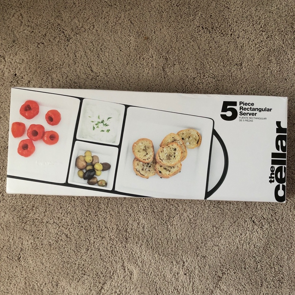 NWB The Cellar 5 Piece Rectangular Server